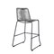 Armen Living Shasta 30" Outdoor Metal and Gray Rope Stackable Barstool, PK2 LCSTBABLGRY30 - alternate 7